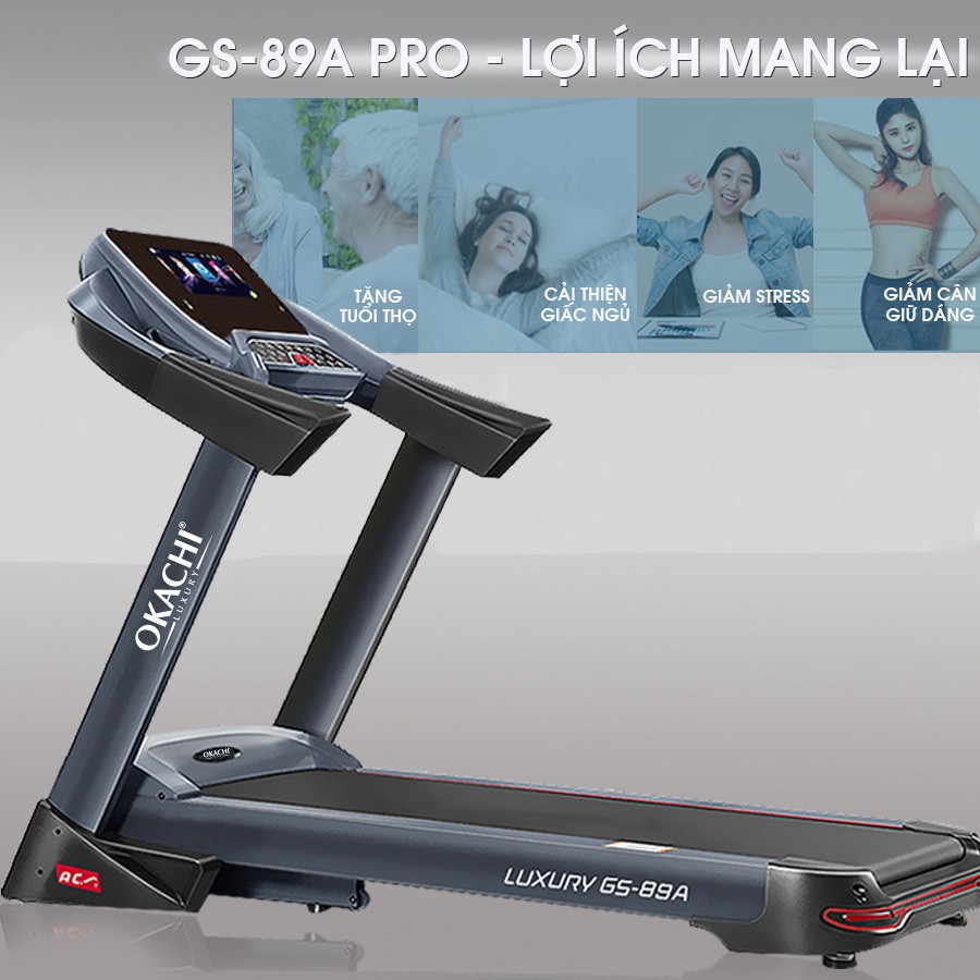 Máy chạy bộ OKACHI LUXURY GS-89A PRO